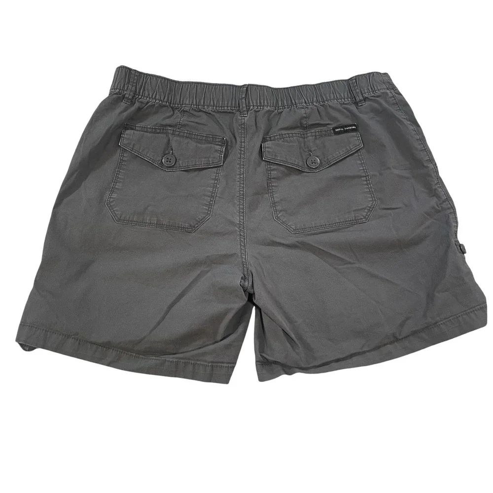 Social Standard by Sanctuary Womens XL Gray Utility Roll Tab Shorts
